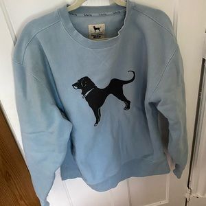 COPY - The Black Dog light blue crewneck sweatshirt